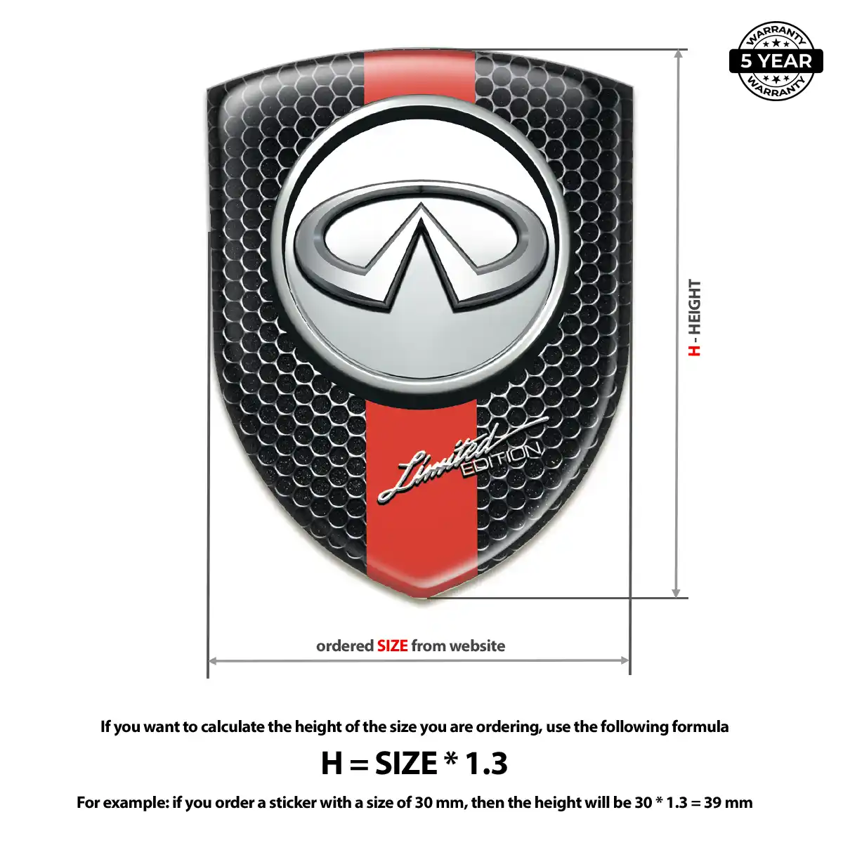 Infiniti Crest Emblem Sport Tuning