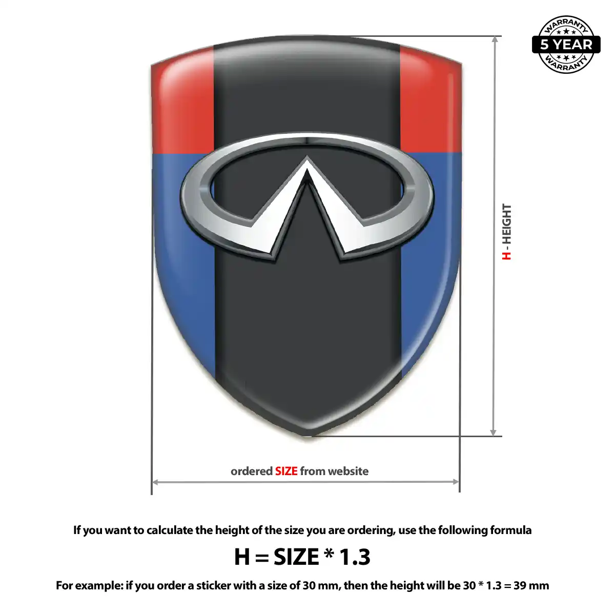 Infiniti Crest Logo Emblem Auto Tuning