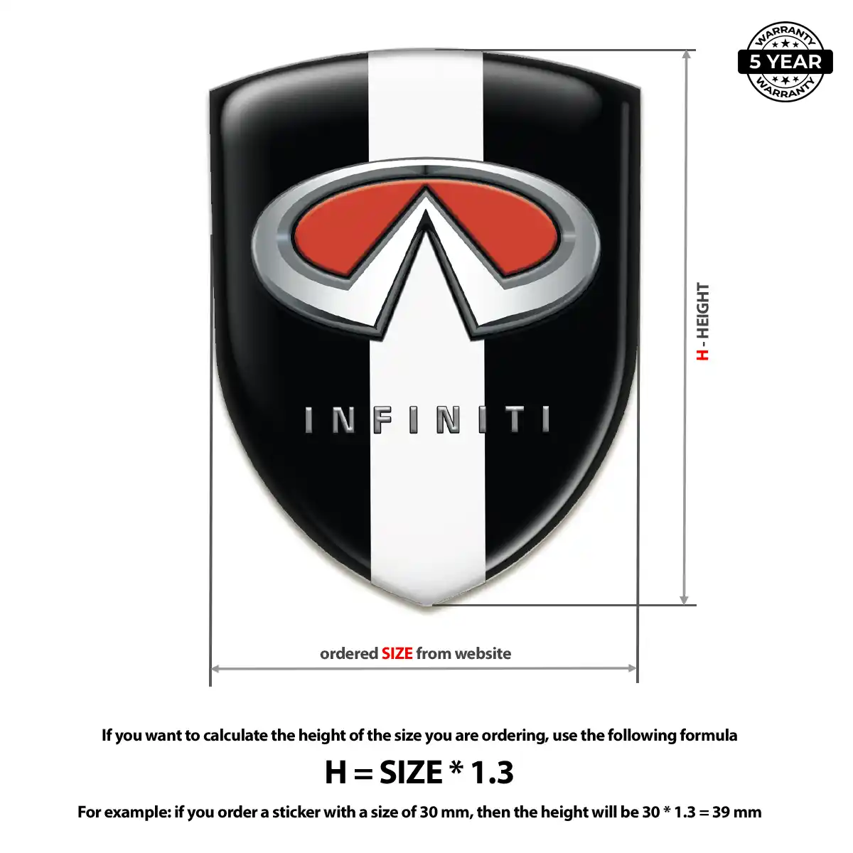 Infiniti Crest Logo Emblem Elite Edition