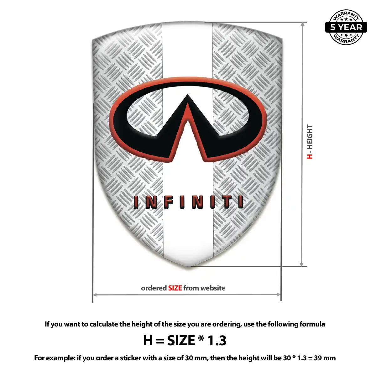 Infiniti Crest Logo Emblem Interior Luxe