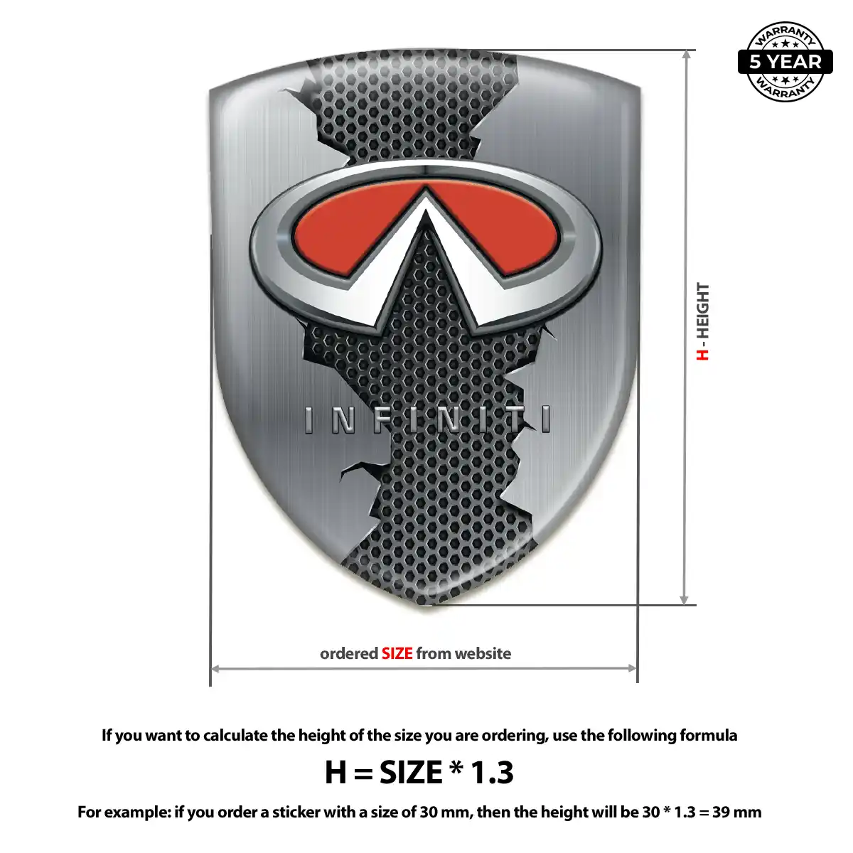 Infiniti Crest Logo Emblem Opulent Line
