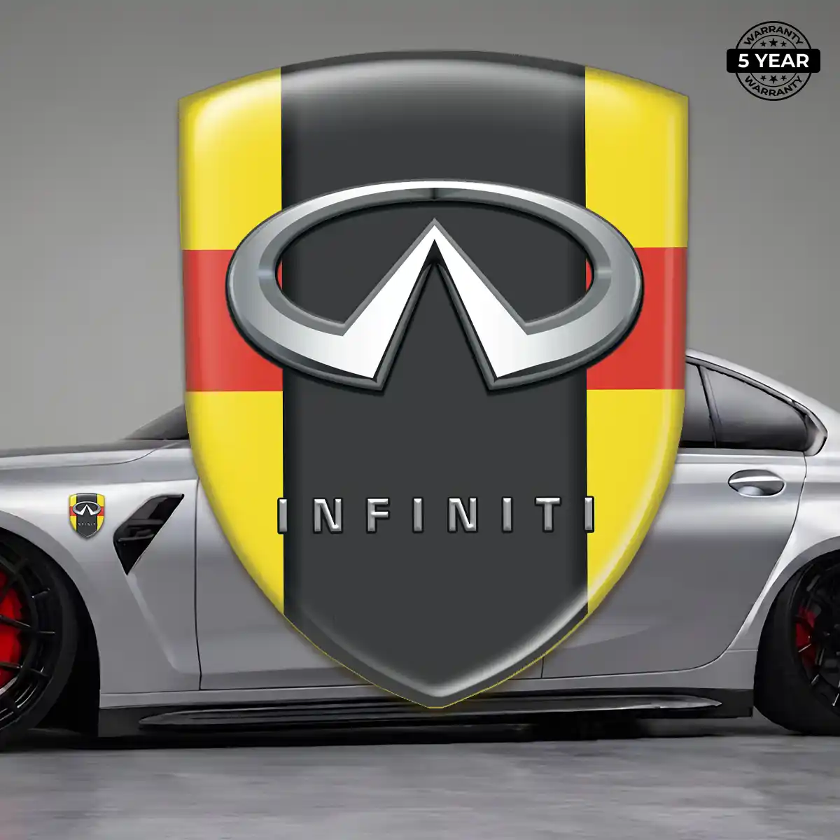 Infiniti Crest Logo Emblem Outer Style