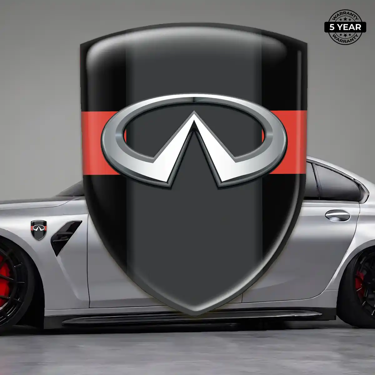 Infiniti Crest Logo Emblem Performance Style