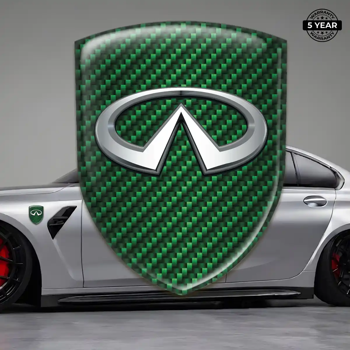Infiniti Crest Logo Emblem Premium Dome