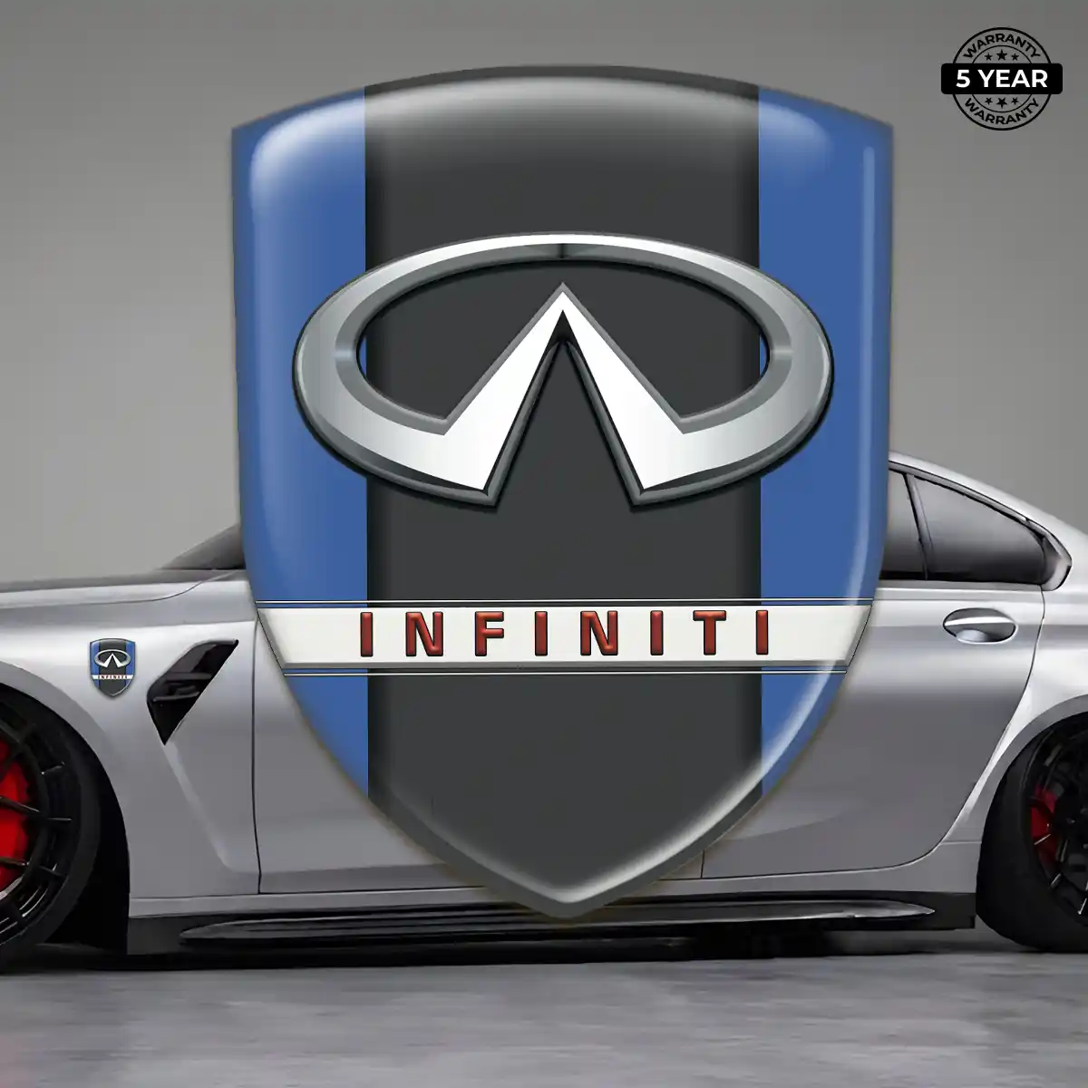 Infiniti Crest Logo Emblem Refined Design