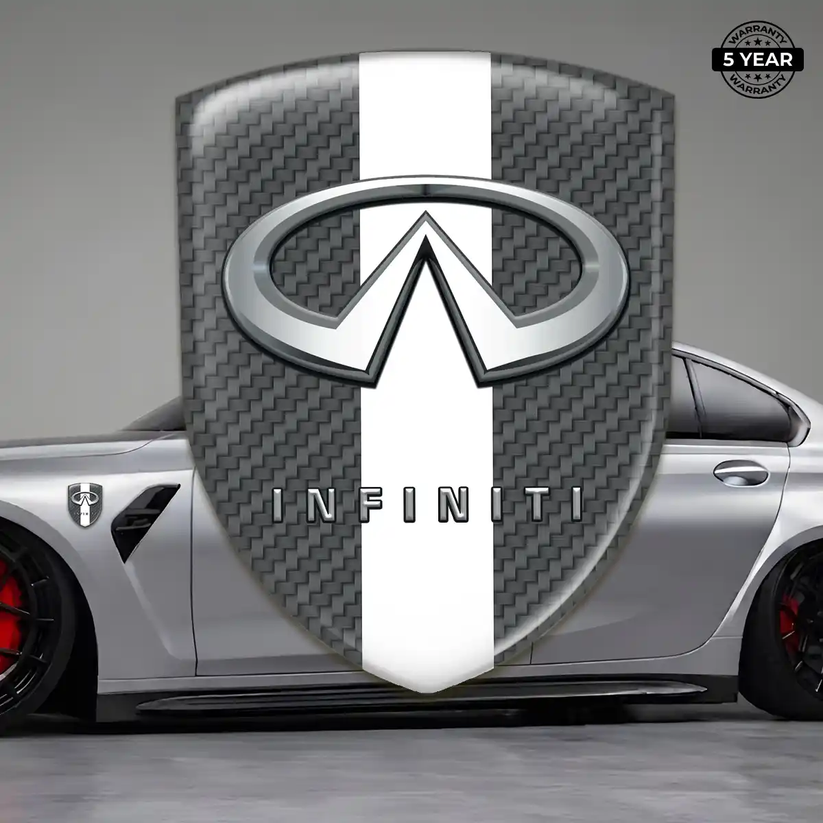 Infiniti Crest Logo Emblem Resin Elite