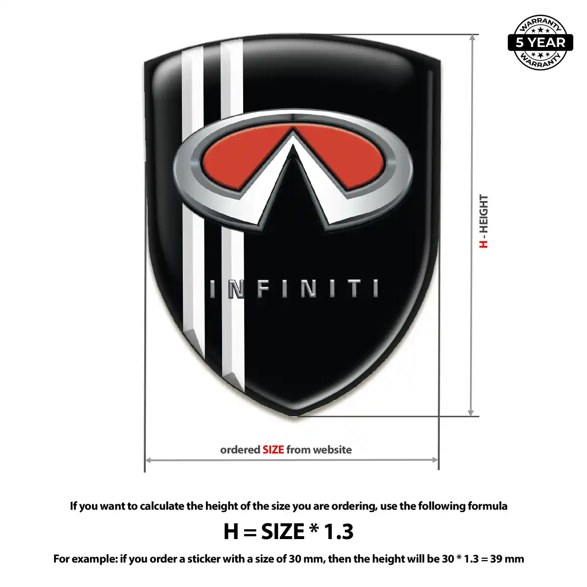 Infiniti Crest Logo Emblem Signature Grade