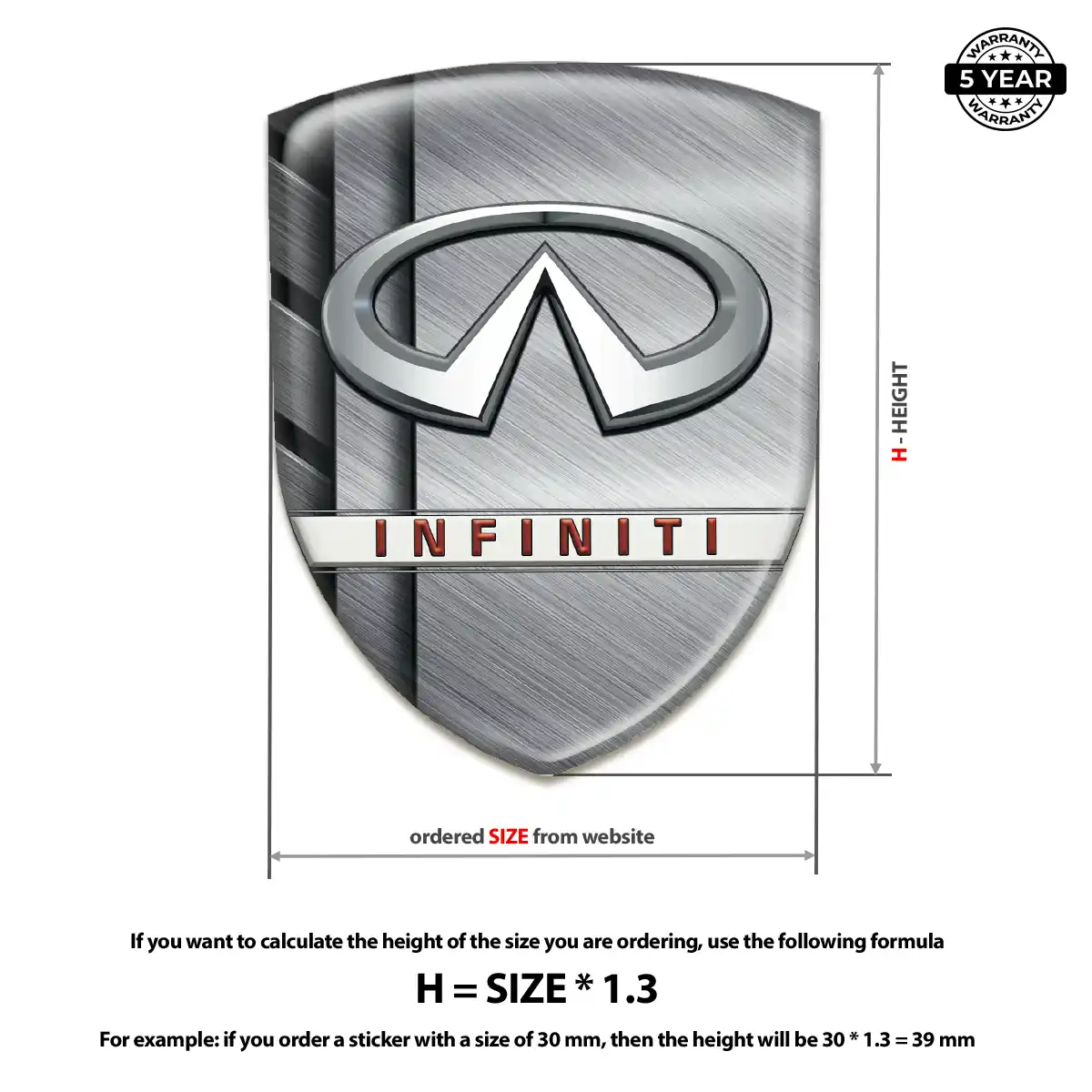 Infiniti Crest Logo Emblem Sleek Style