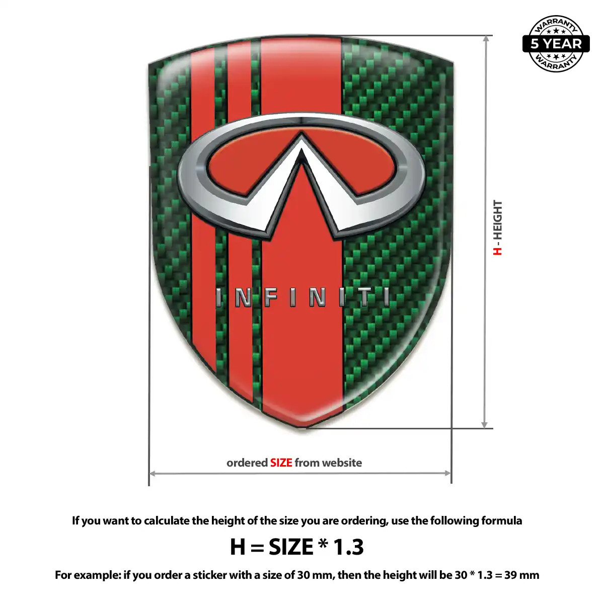 Infiniti Crest Logo Emblem Sport Tuning