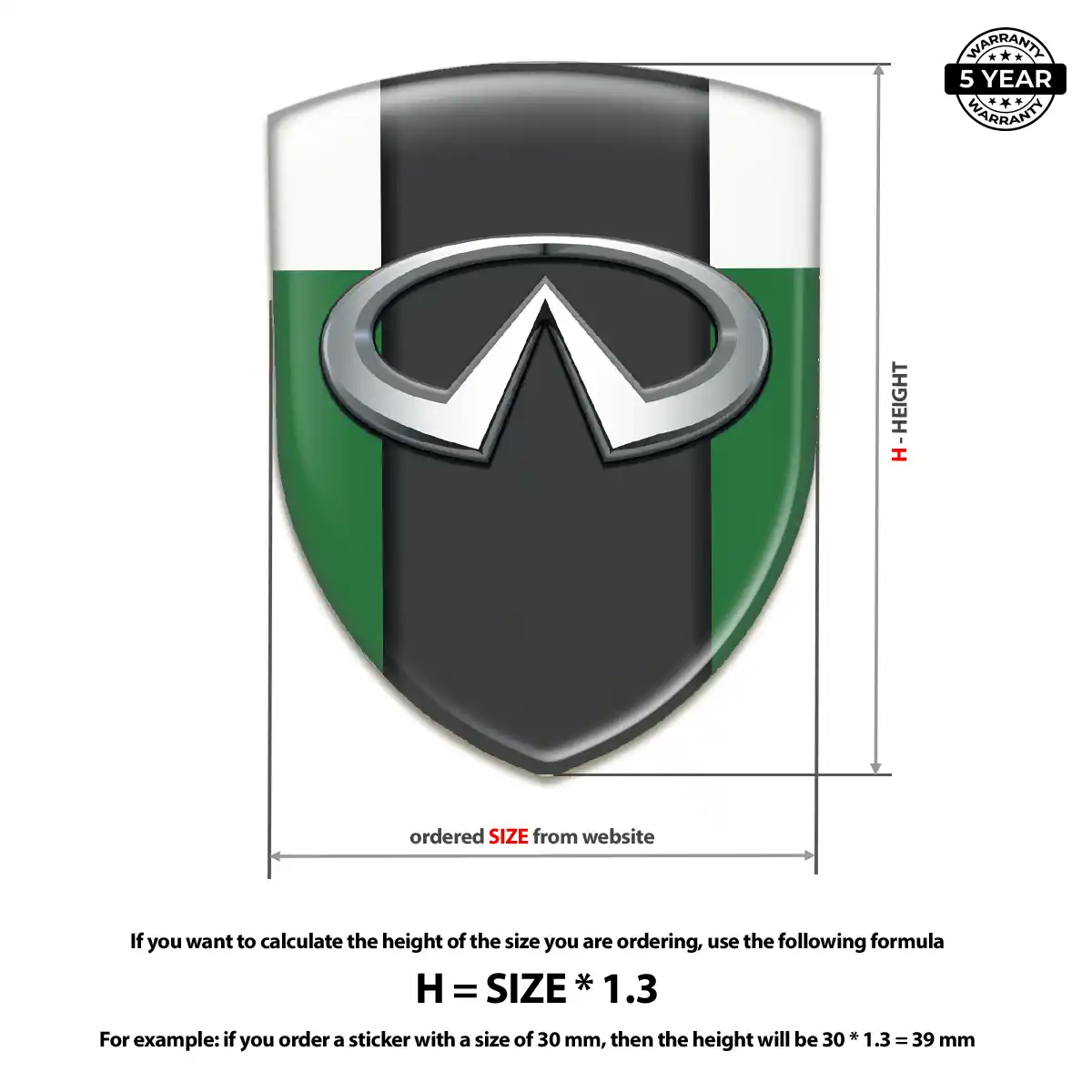 Infiniti Crest Logo Emblem Street Tuning