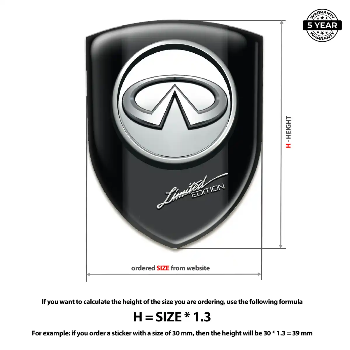 Infiniti Crest Logo Emblem Superior Craft