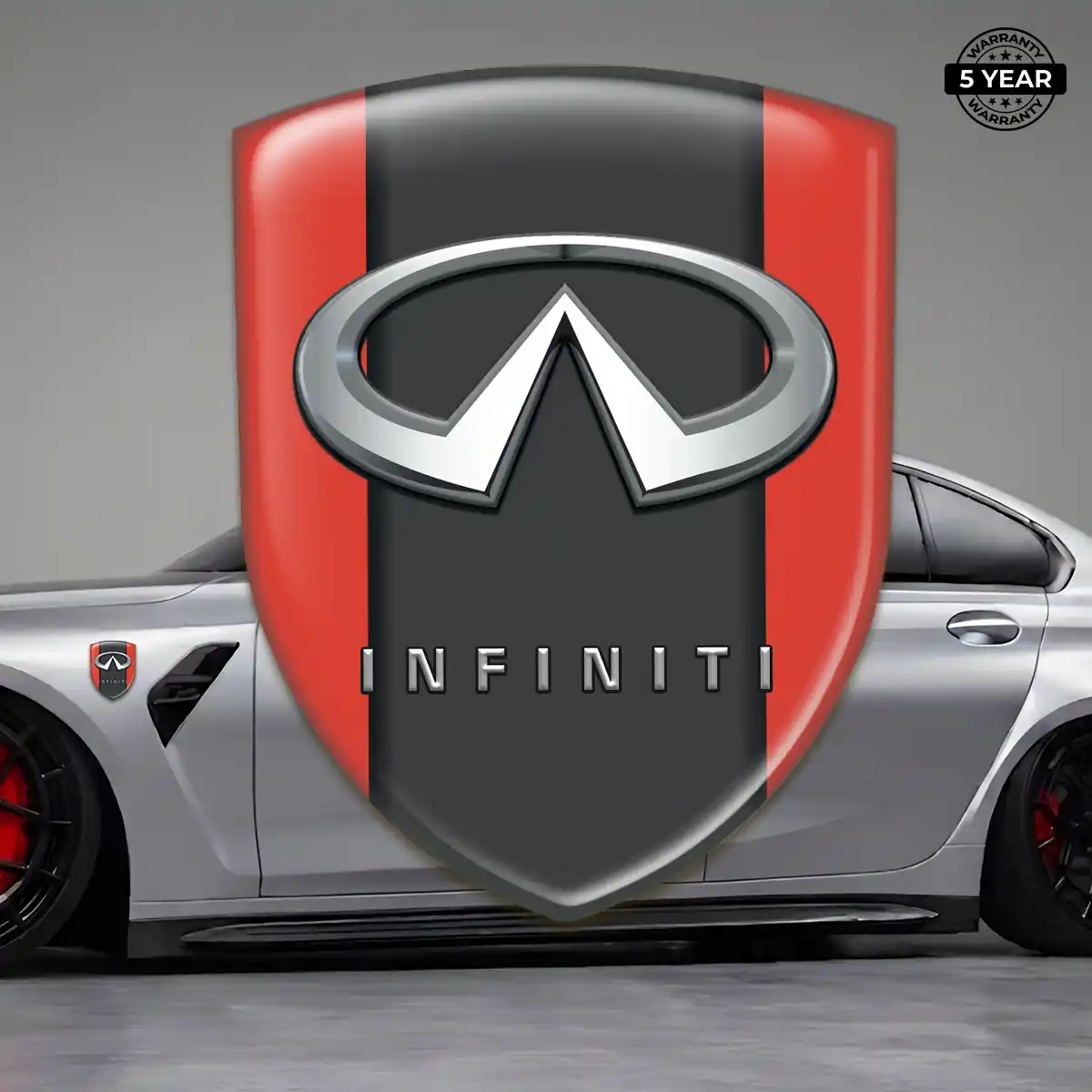 Infiniti Domed Badge Elite Finish