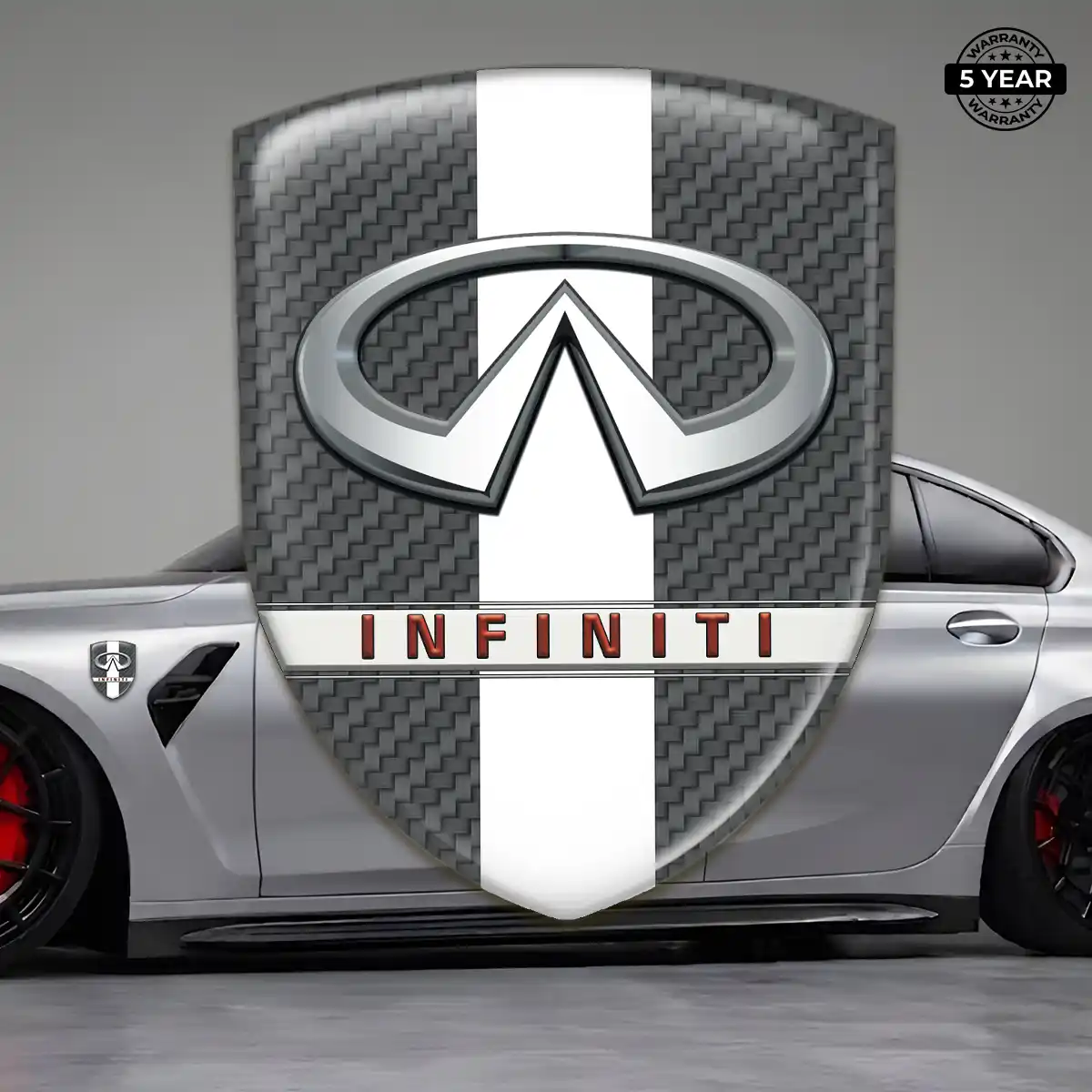 Infiniti Domed Car Sticker Exclusive Series