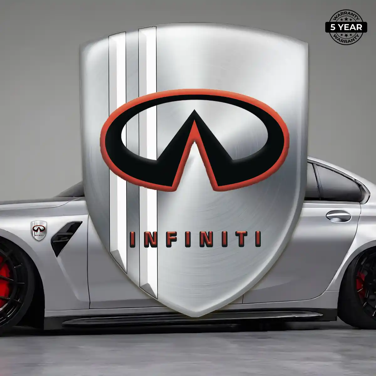 Infiniti Domed Car Sticker Interior Luxe
