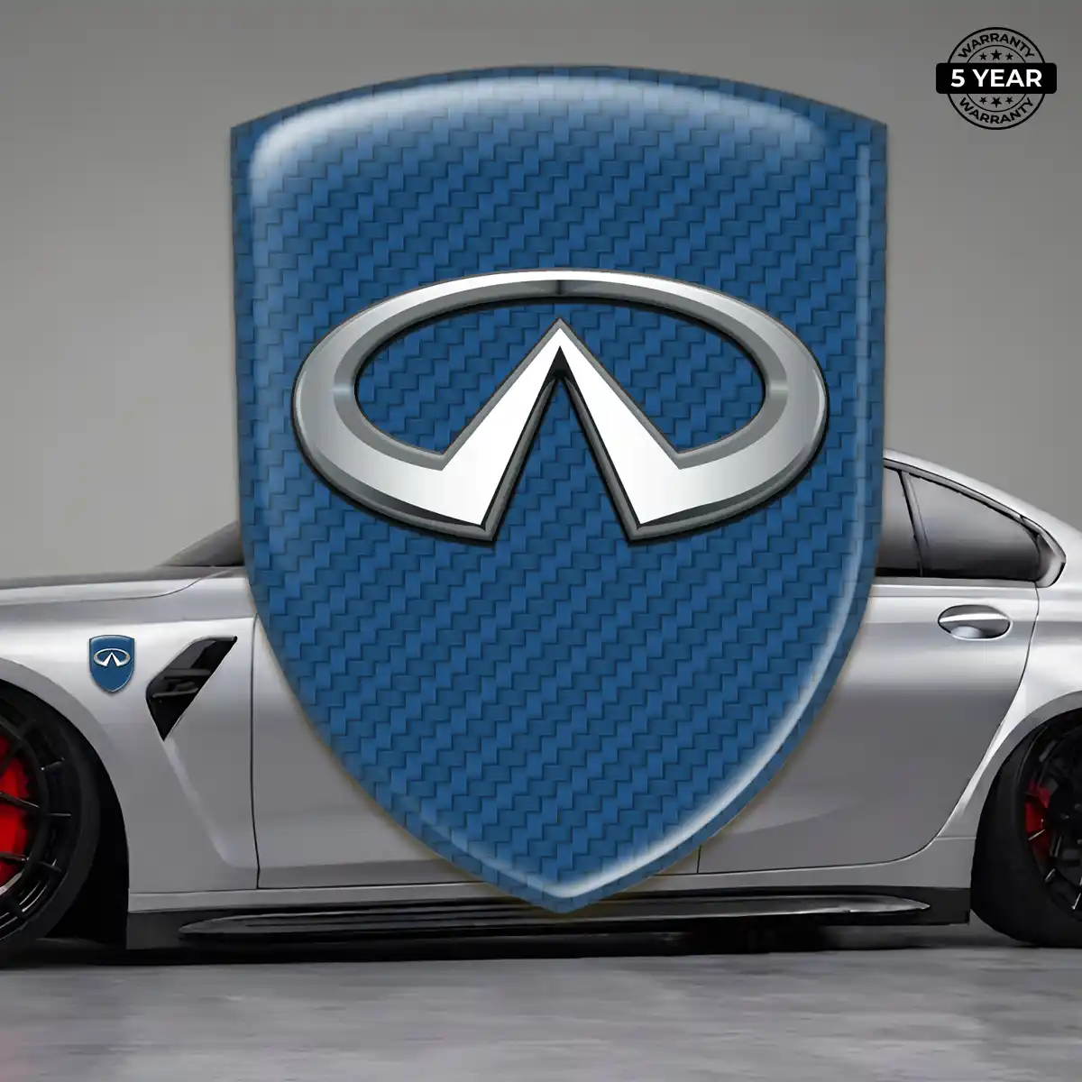 Infiniti Domed Car Sticker Outer Style