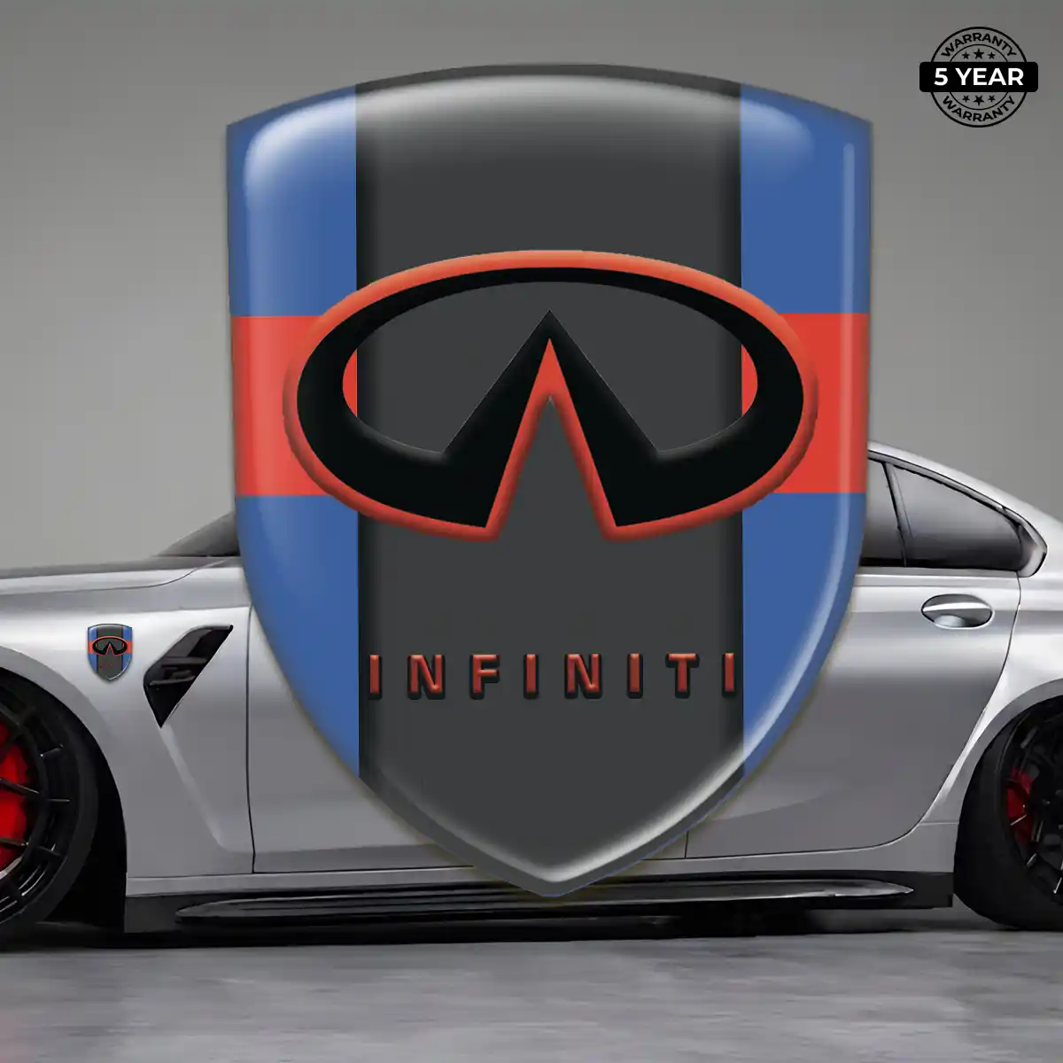Infiniti Domed Car Sticker Performance Style