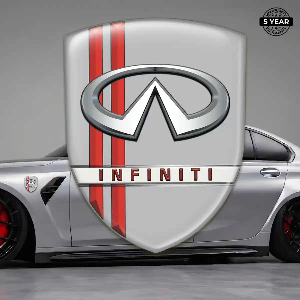 Infiniti Domed Car Sticker Prestige Line