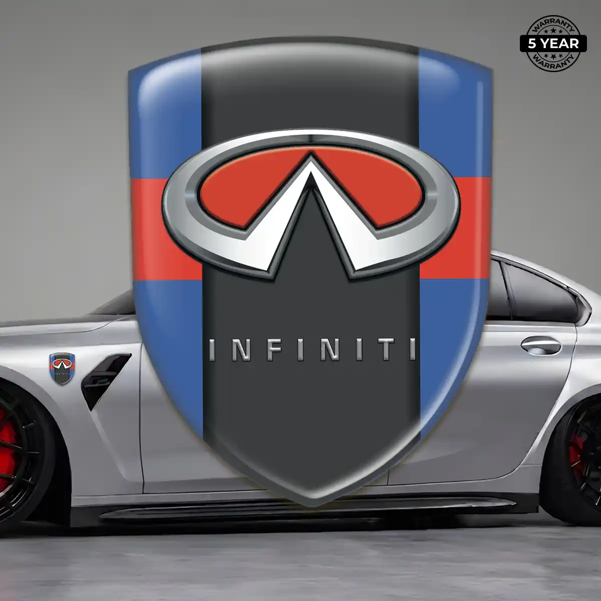 Infiniti Domed Car Sticker Prime Quality