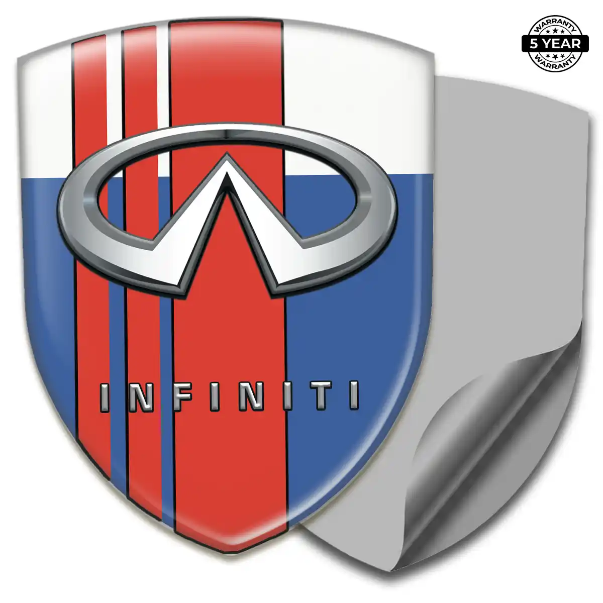 Infiniti Domed Car Sticker Street Tuning