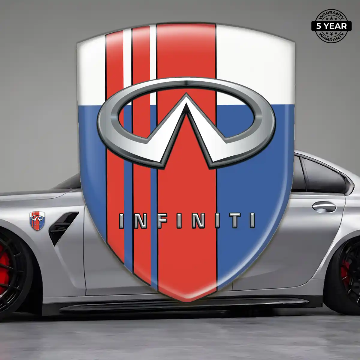 Infiniti Domed Car Sticker Street Tuning
