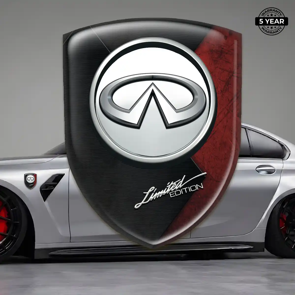 Infiniti Domed Decal Auto Tuning