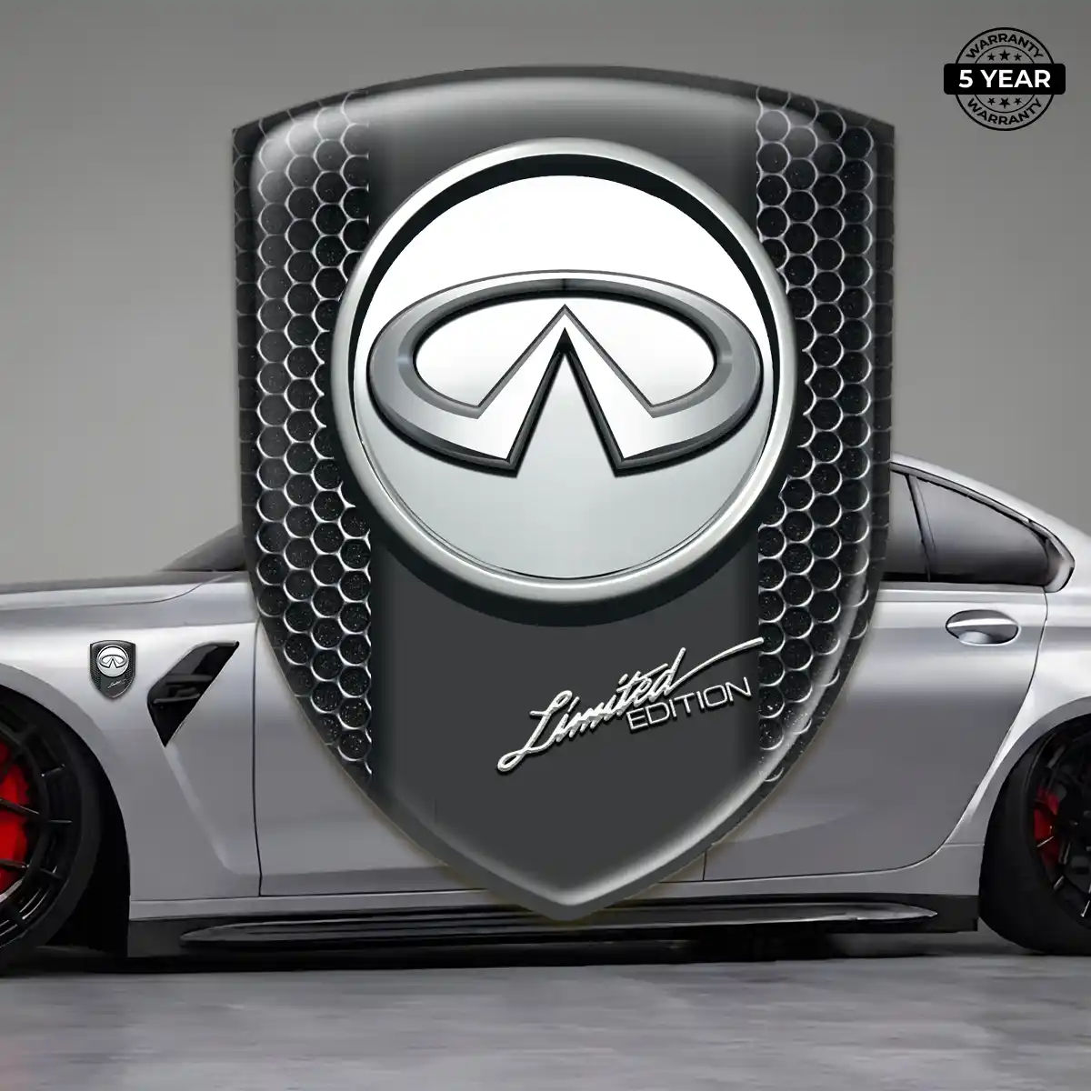Infiniti Domed Decal Elite Finish