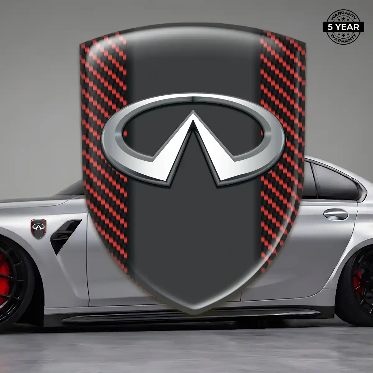 Infiniti Domed Decal Noble Edition