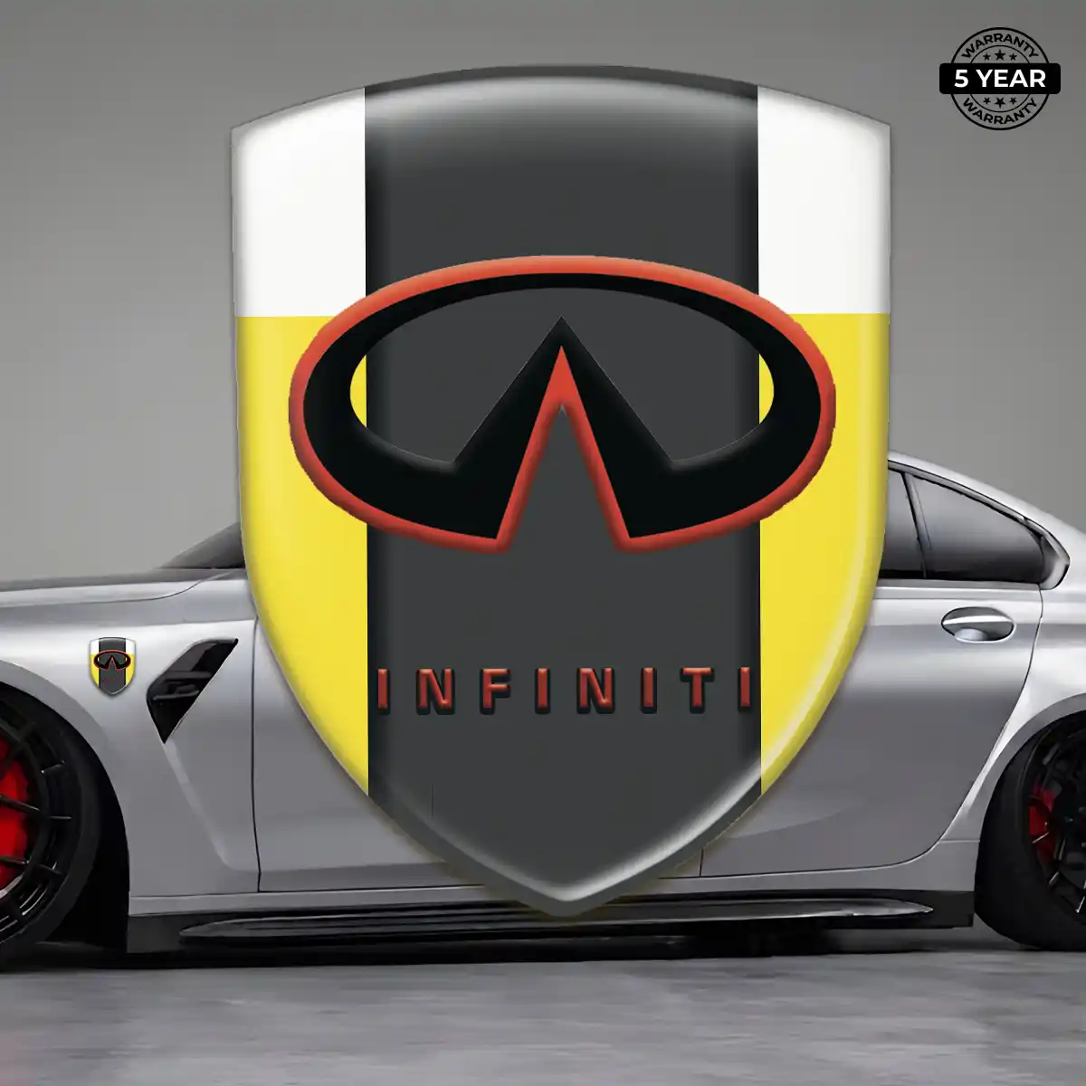 Infiniti Domed Decal Outer Style