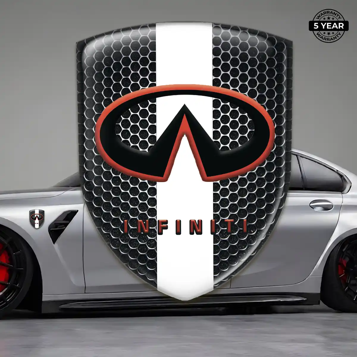 Infiniti Domed Decal Prime Quality