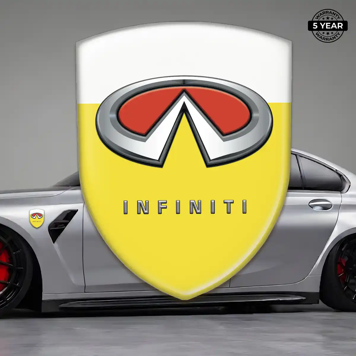 Infiniti Domed Decal Refined Design