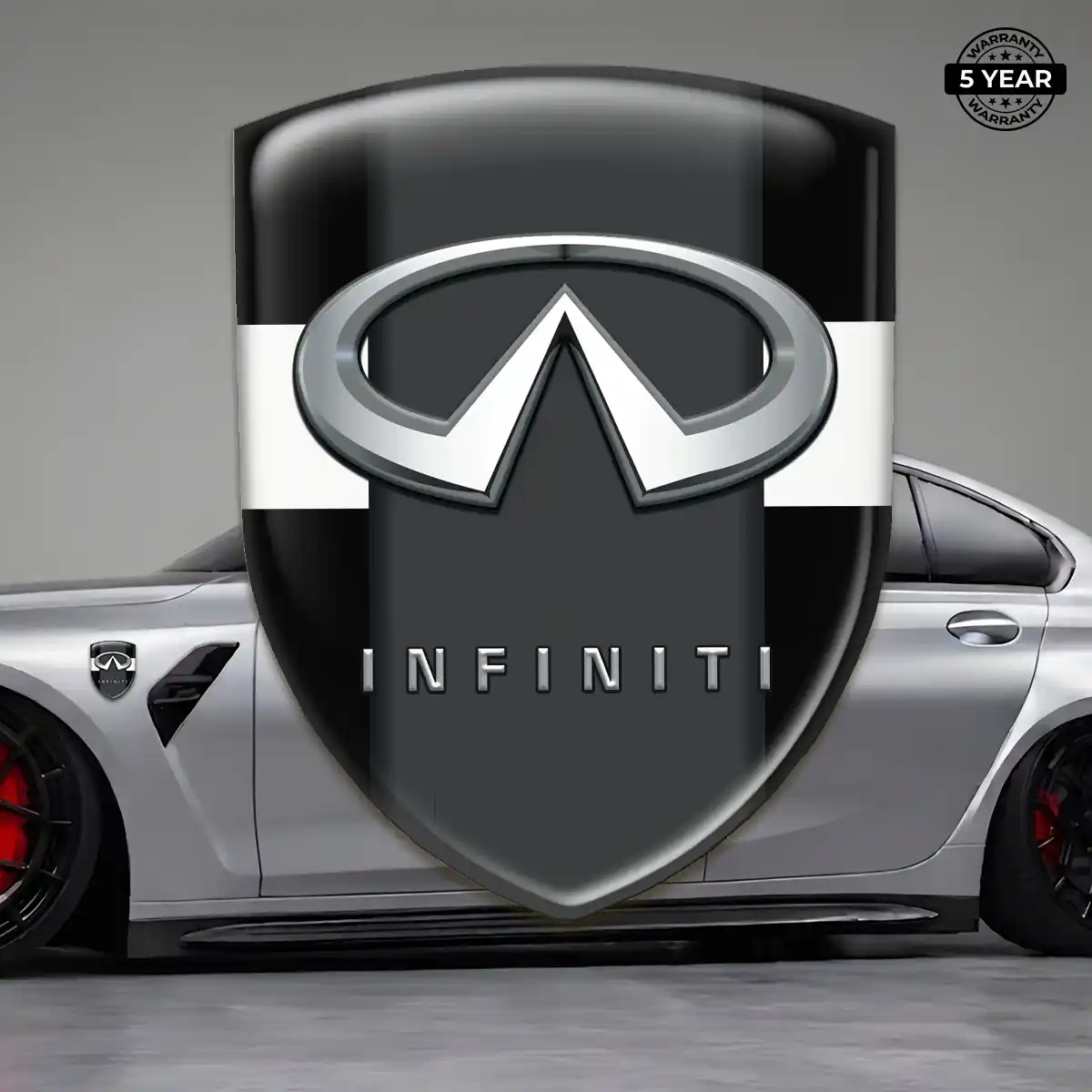 Infiniti Domed Decal Resin Elite