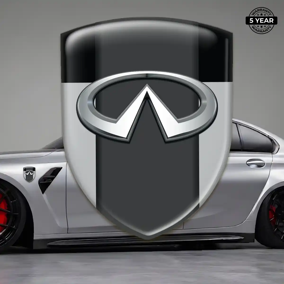 Infiniti Domed Decal Resin Luxe