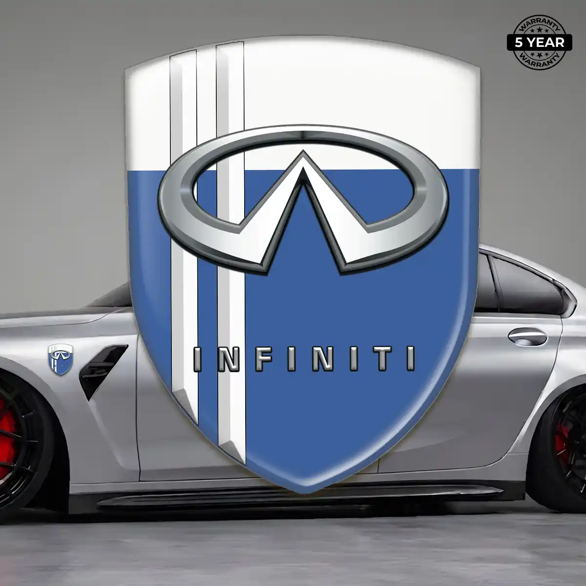 Infiniti Domed Decal Sleek Style