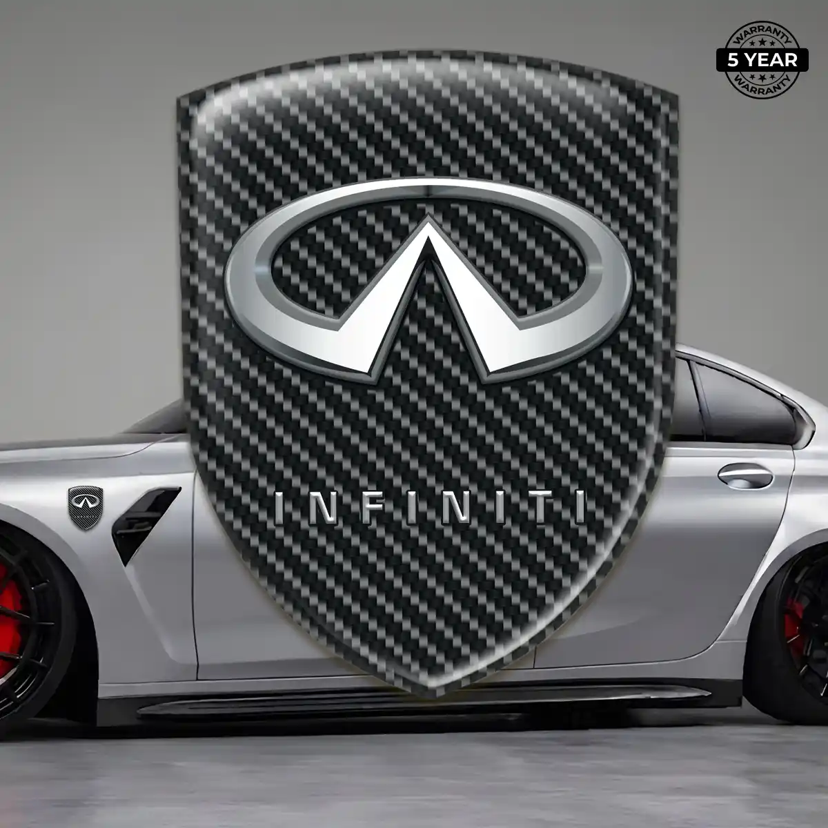 Infiniti Domed Decal Superior Craft