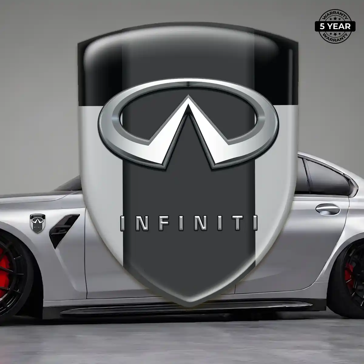 Infiniti Domed Emblem Cabin Style