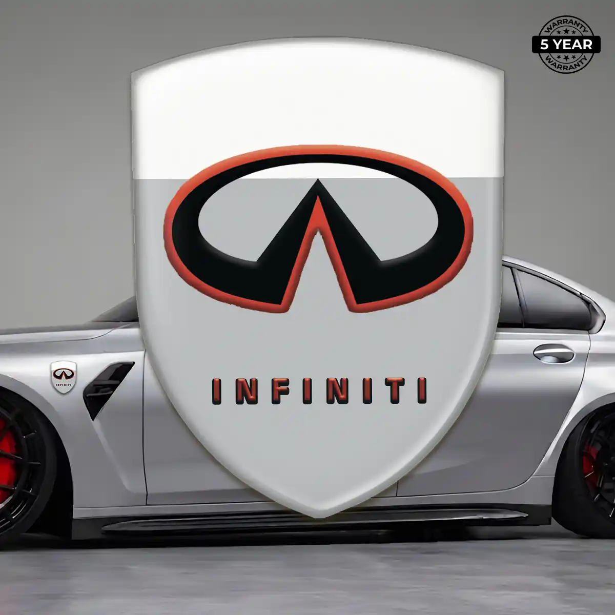 Infiniti Domed Emblem Resin Luxe