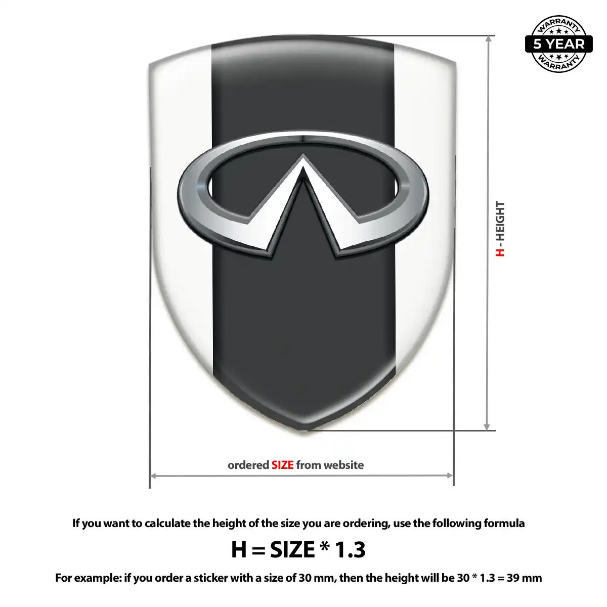 Infiniti Domed Emblem Signature Grade