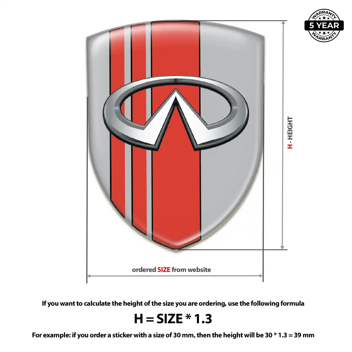 Infiniti Domed Emblem Street Tuning