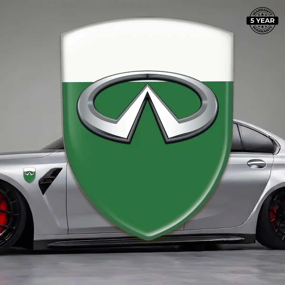 Infiniti Domed Logo Decal Cabin Style