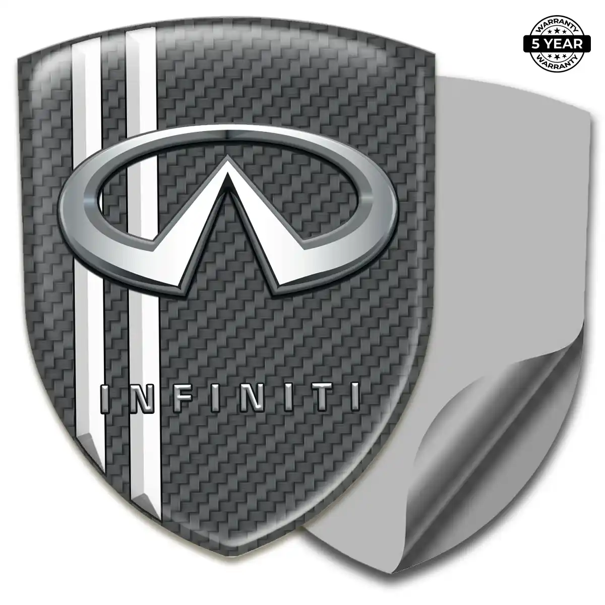 Infiniti Domed Logo Decal Elite Finish