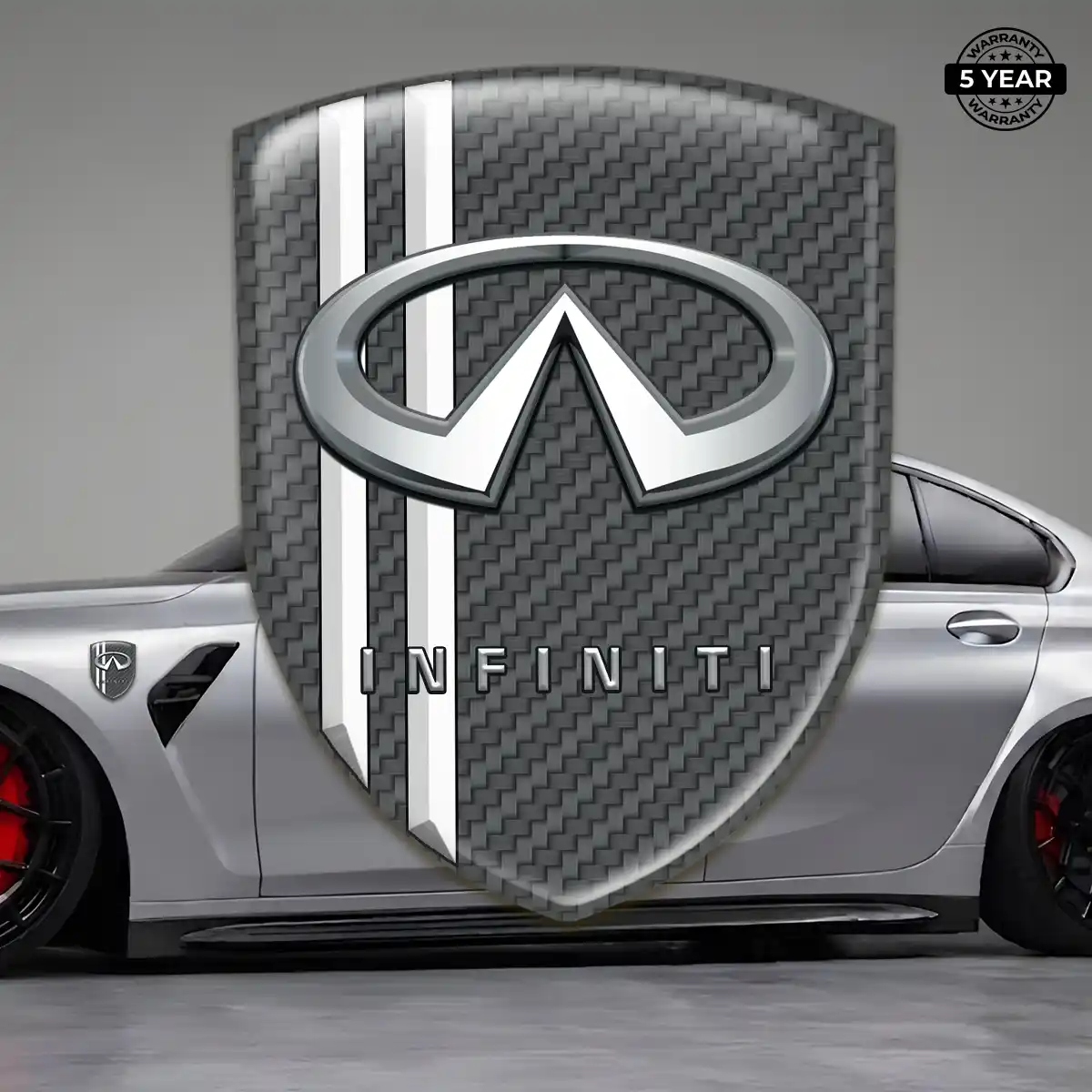 Infiniti Domed Logo Decal Elite Finish
