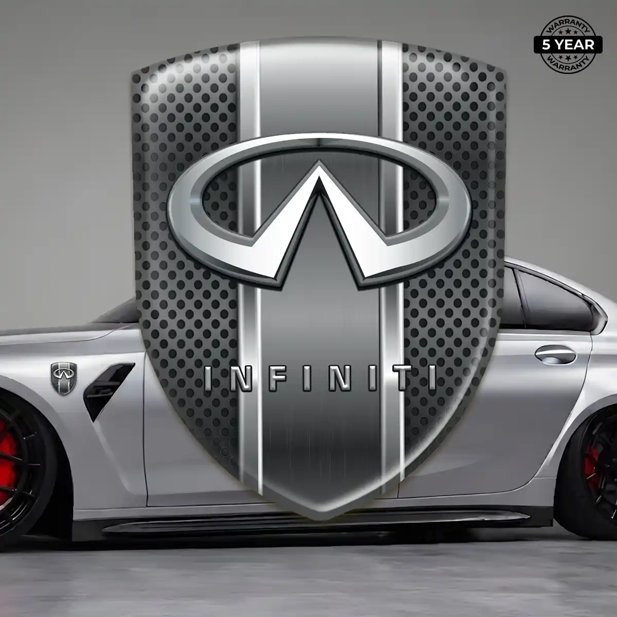 Infiniti Domed Logo Decal Interior Elegance