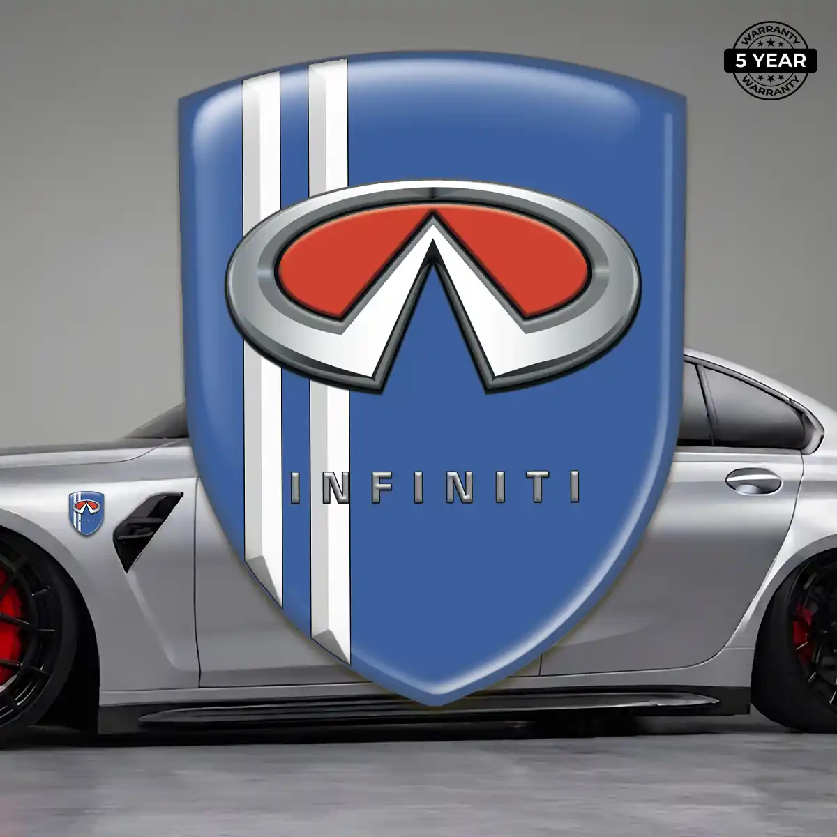 Infiniti Domed Logo Decal Interior Luxe