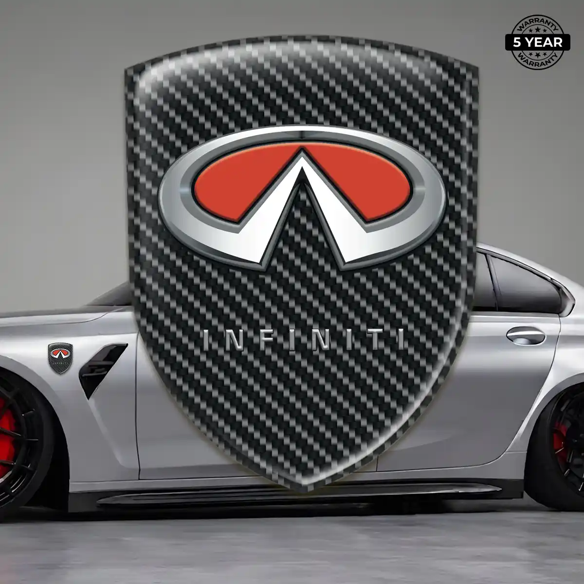 Infiniti Domed Logo Decal Opulent Line