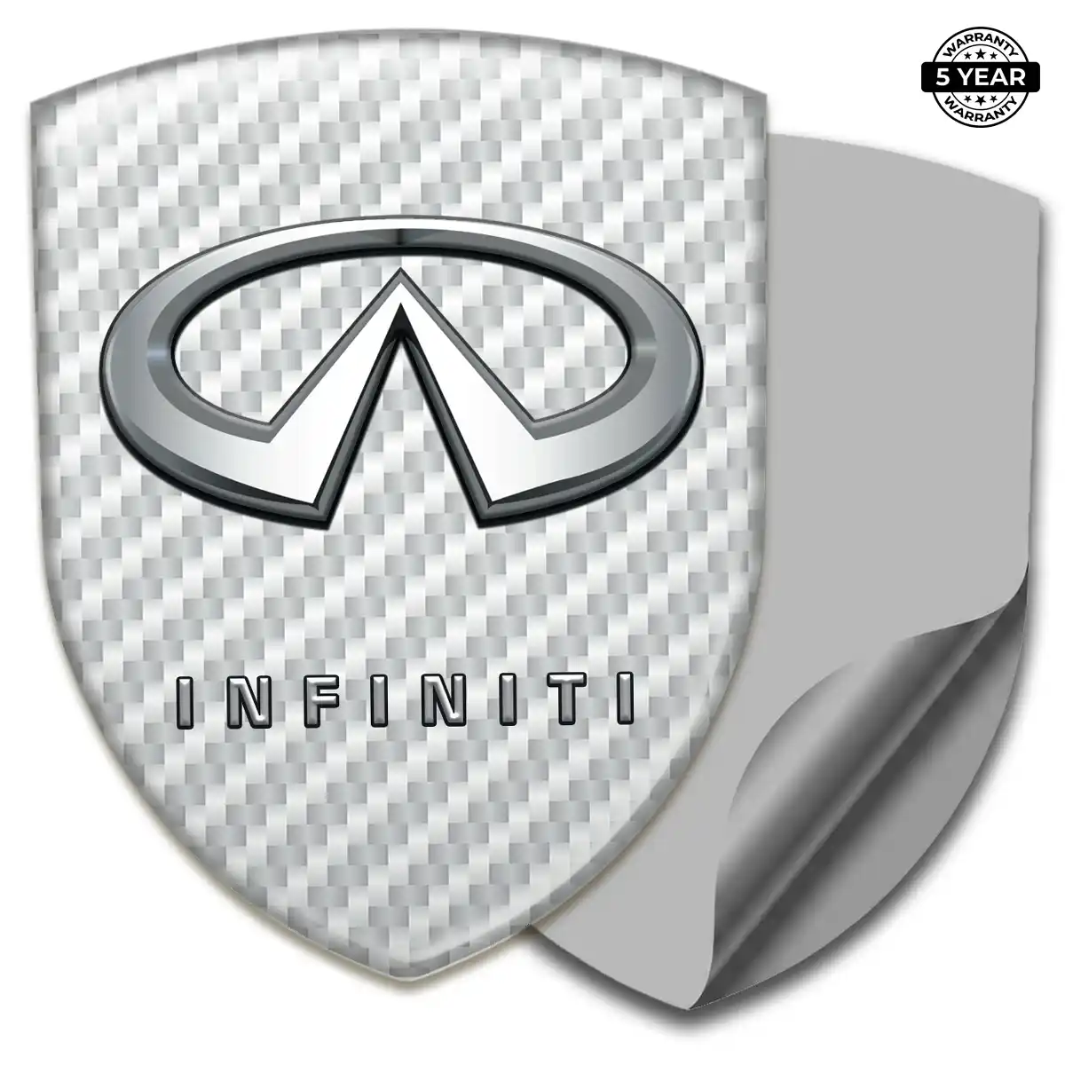 Infiniti Domed Logo Decal Outer Style