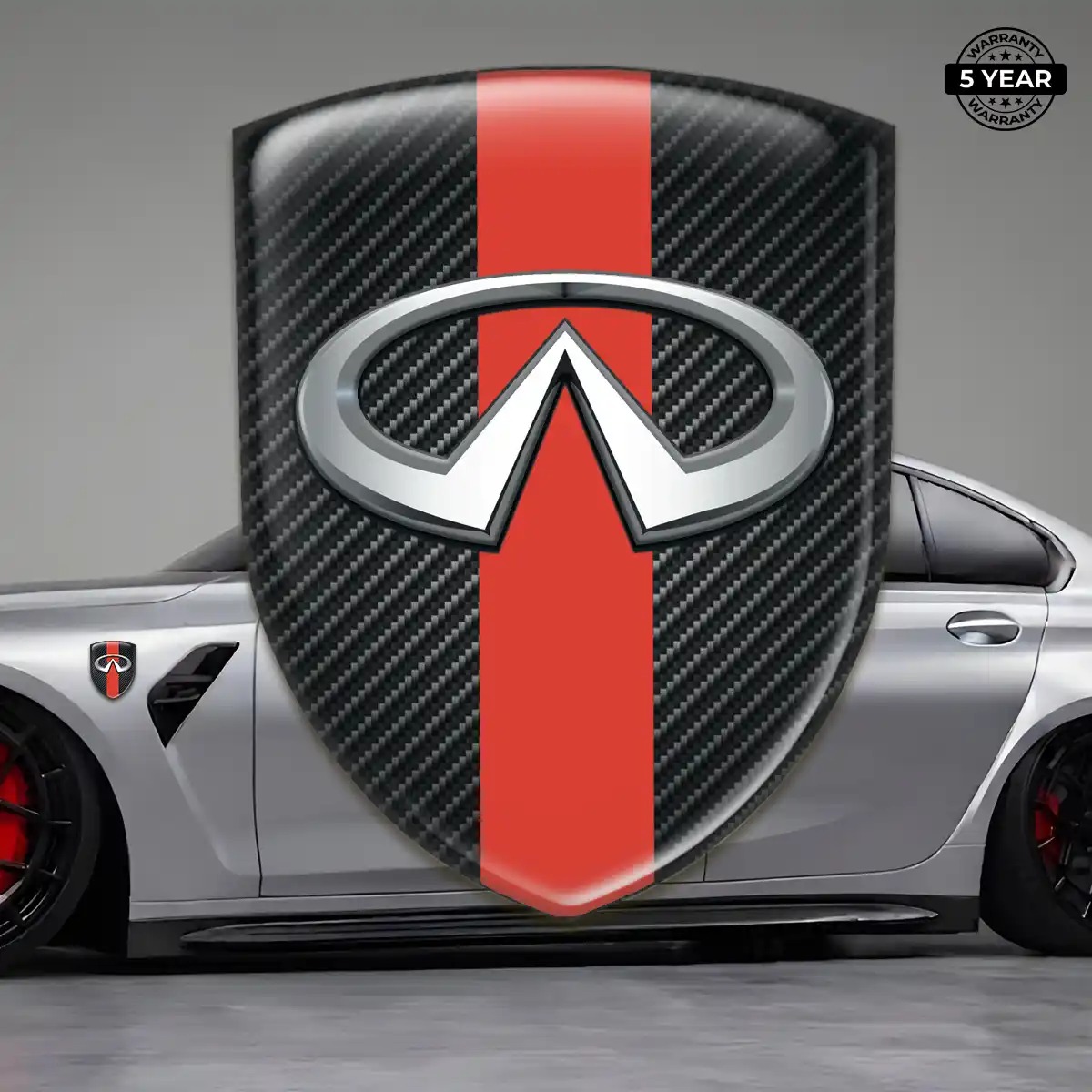 Infiniti Domed Logo Decal Performance Style