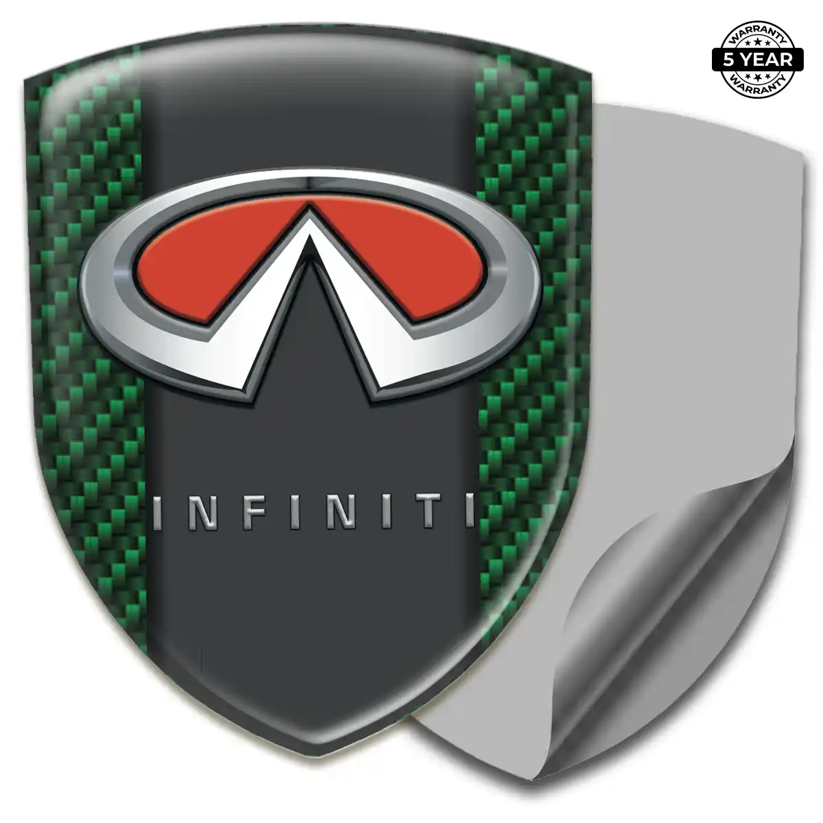 Infiniti Domed Logo Decal Premium Dome
