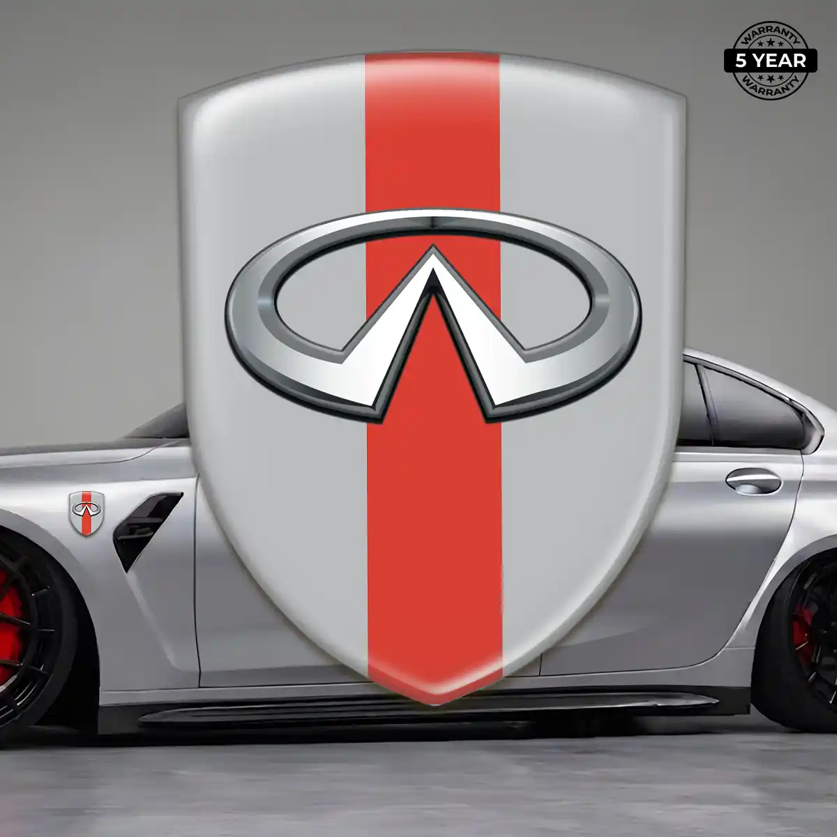Infiniti Domed Logo Decal Prime Quality