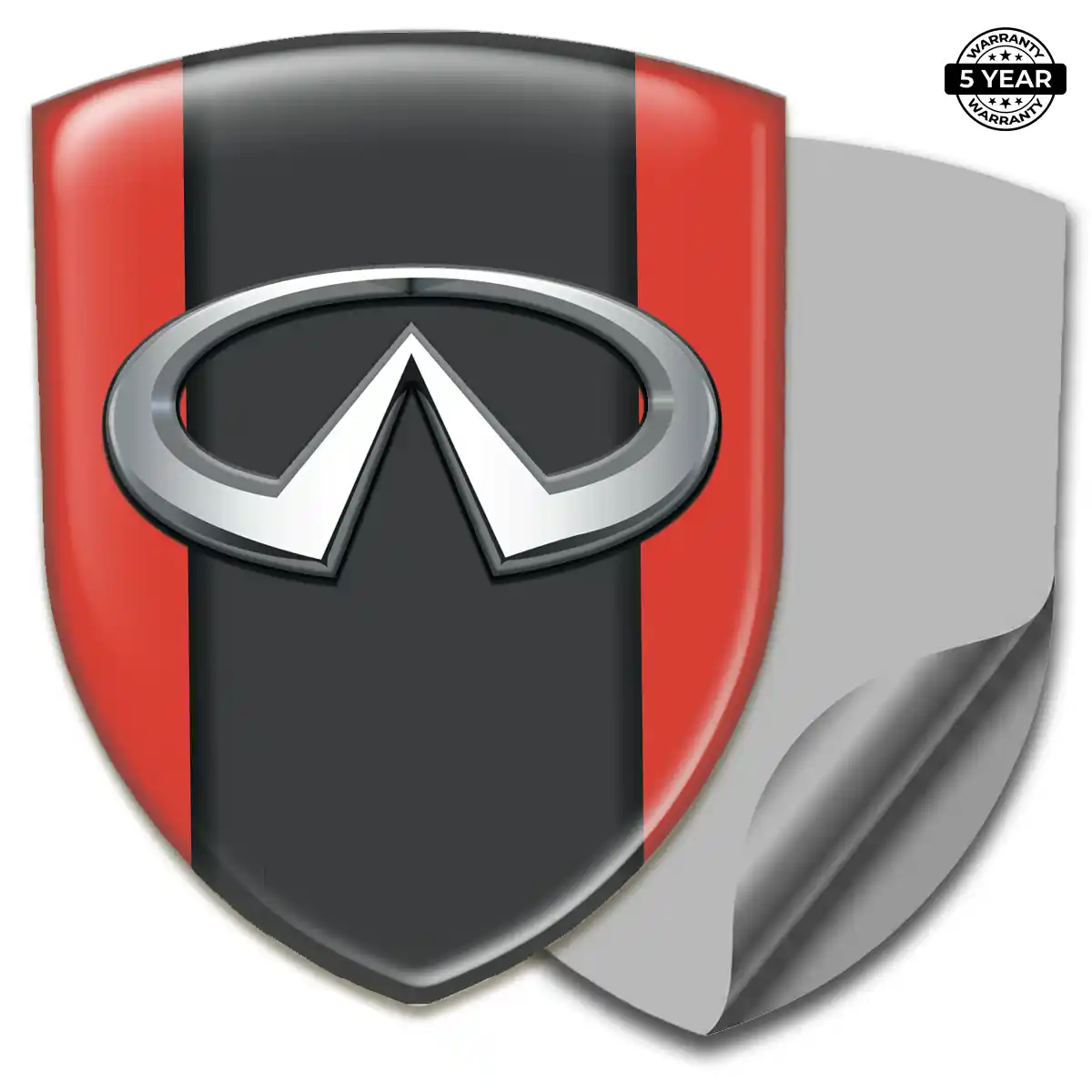 Infiniti Domed Logo Decal Sleek Style
