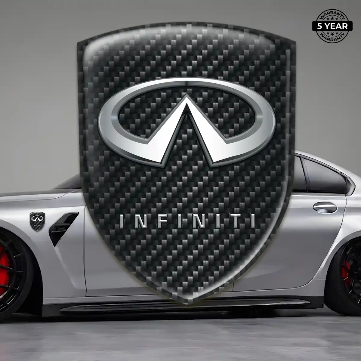 Infiniti Domed Logo Decal Superior Craft